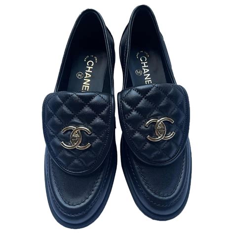 mocassin chanel femme prix|chanel moccasins shoes.